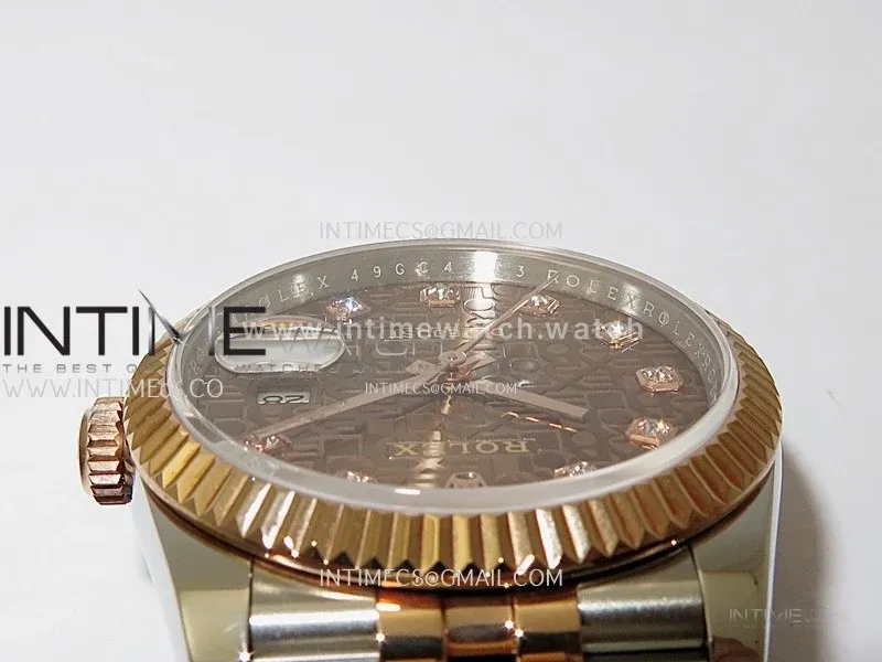 DateJust 126231 904L SS/RG JDF 1:1 Best Edition RG Jubilee Dial on Jubilee SS/RG Bracelet