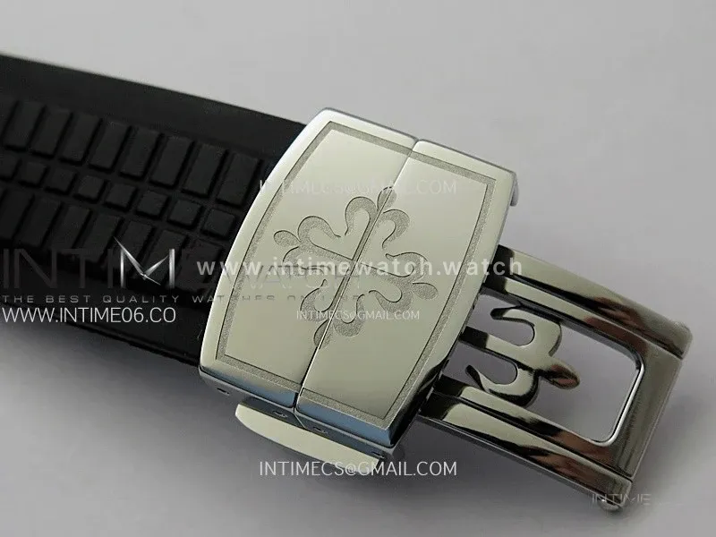 Aquanaut 5968 SS YLF Best Edition Gray Dial on Black Rubber Strap A520