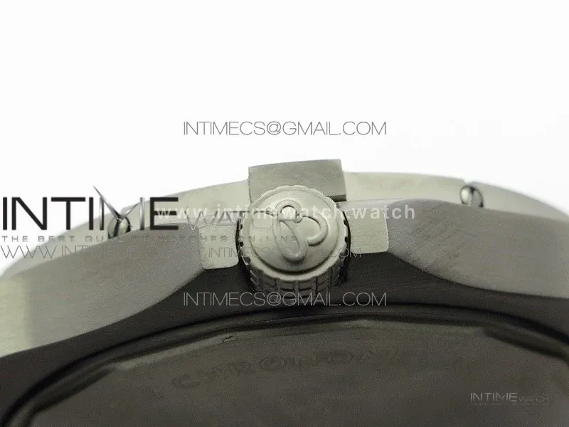 AVENGER V32395 Ti DLC 1:1 Best Edition Black Dial on Leather Strap A2824
