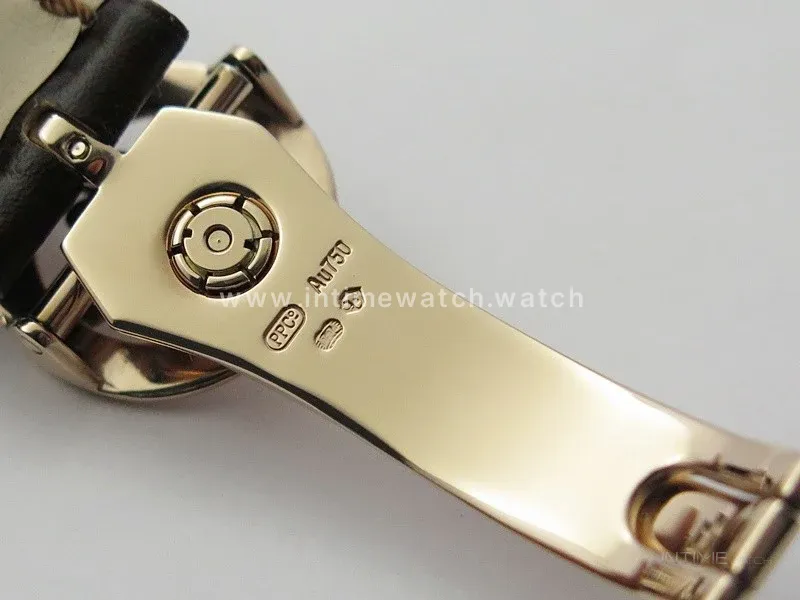 Annual Calendar Complications 5396 RG GRF Best Edition White dial on Brown leather strap A324