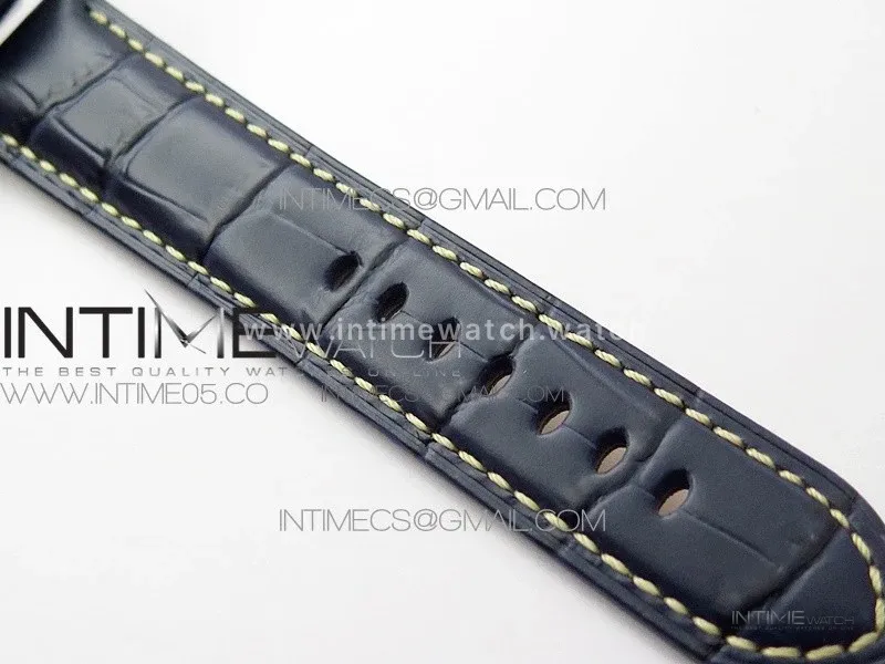 PAM1313 VSF 1:1 Best Edition Blue Dial on Blue Leather Strap P.9010 Clone