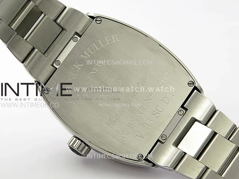 Vanguard V45 SS ABF Best Edition White Dial On SS Bracelet A2824