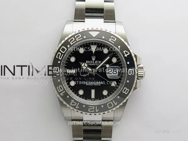 GMT-Master II 126710 GRNR Black/Gray Ceramic WF 1:1 Best Edition Black Dial On Oyster Bracelet DD3285 CHS