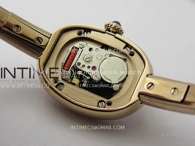 Baignoire Watch RG AF 1:1 Best Edition Silver Dial On RG Bracelet RONDA Quartz