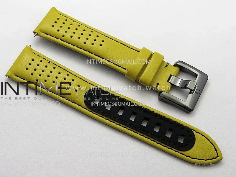 Speedmaster 44mm Ceramic SMF 1:1 Best Edition Carbon Skeleton Dial On Black Leather Strap A3869 (Free Strap)