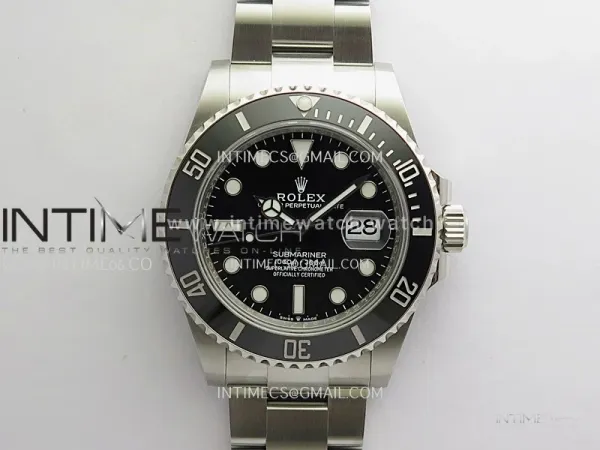 Submariner 41mm 126610 LN Black 904L SS V2 Rich 1:1 Best Edition Black Dial On 904L SS Bracelet JH3235