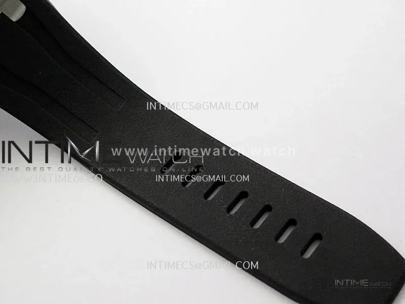 Royal Oak Offshore 44mm SS TKF 1:1 Best Edition Black Dial On Black Rubber Strap A3126