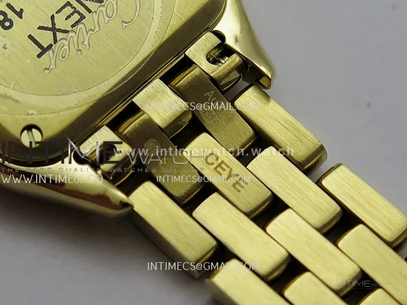 Panthère Secrete Ladies 22mm YG BBA 1:1 Best Edition Brown Ombre Dial On YG Bracelet Ronda Quartz