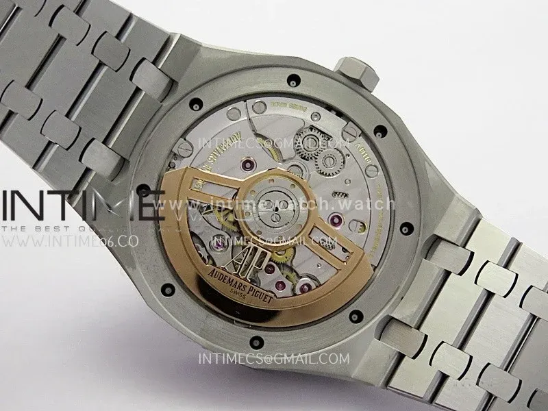 Royal Oak 41mm 15510BC Gain Weight DDF 1:1 Best Edition Smoke Blue Dial On SS Bracelet Super Clone DD4302