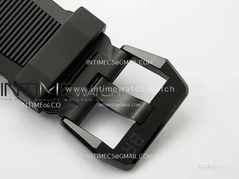 Instruments BR03A-D Ceramic M+F 1:1 Best Edition Green Lumed Dial on Rubber Strap MIYOTA 9015 (Free Nylon Strap) V3