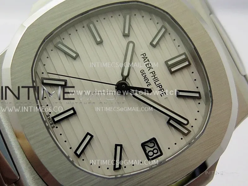 Nautilus 5711/1A SS DDF 1:1 Best Edition White Textured Dial On SS Bracelet Super Clone 330