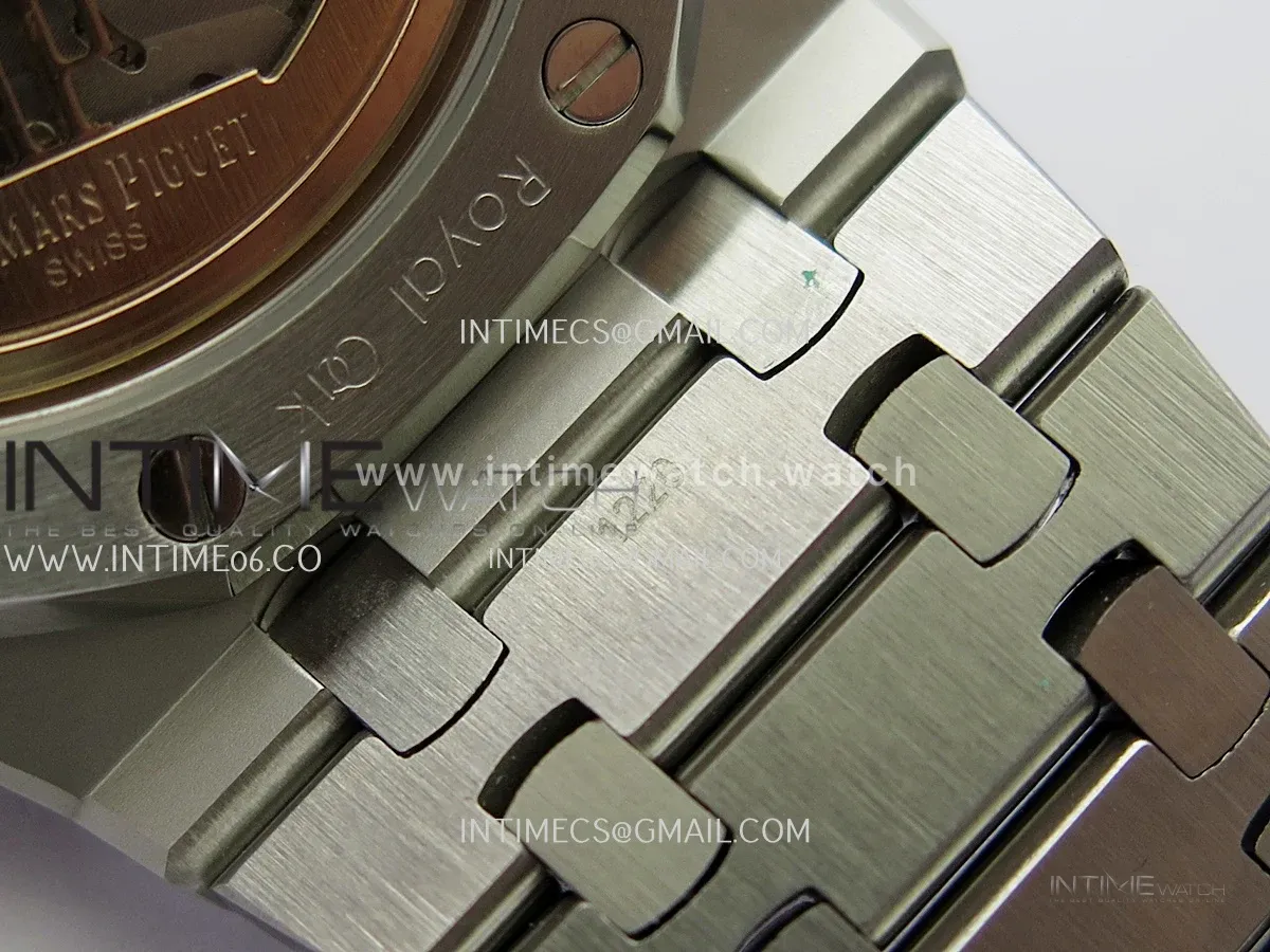 Royal Oak 41mm 15510 SS JF 1:1 Best Edition Silver Dial On SS Bracelet Super Clone DD4302 (Free Sprung Look)