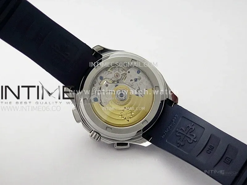 Aquanaut 5968G-001 Blue Dial on Blue Rubber Strap in Steel