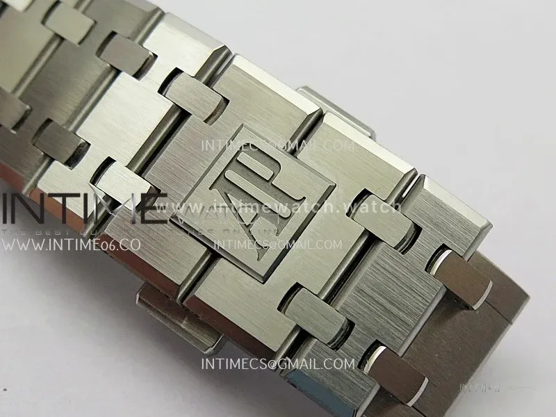 Royal Oak 41mm 15510 SS DDF 1:1 Best Edition Green Dial On SS Bracelet DD4302 Super Clone