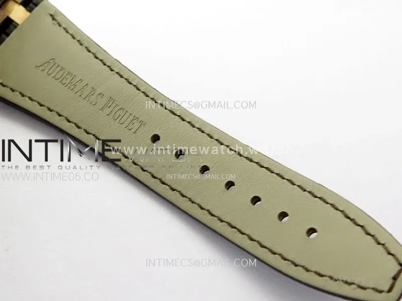 Royal Oak Chrono 26331ST RG IPF 1:1 Best Edition Brown Dial rose gold subdial on Brown Leather Strap A7750