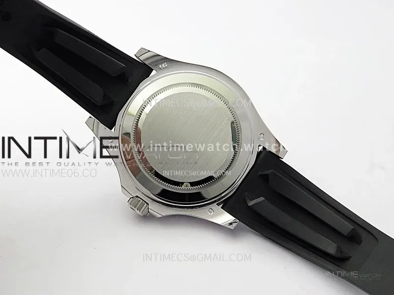 Yacht-Master 226559 Weight PG/Tungsten Gold WF 1:1 Best Edition Black Ceramic Bezel on Oysterflex Rubber Strap VS3235
