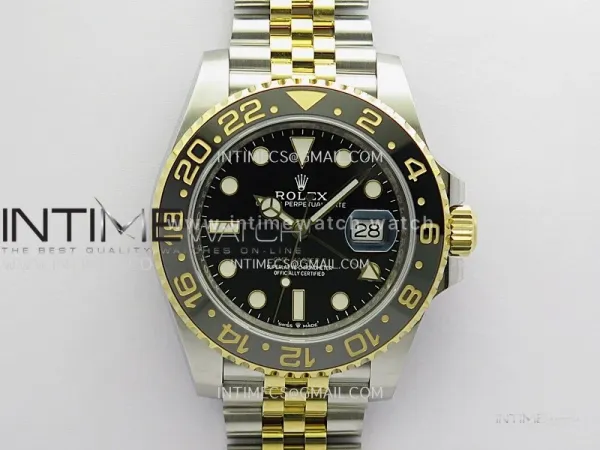 GMT-Master II 126713 GRNR Gain Weight 3WF 1:1 Best Edition Black Dial On Jubilee Bracelet Super Clone SH3285