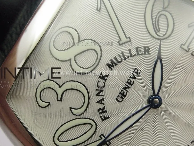 Crazy Hours Real Jumping Hour SS ABF White Dial White Markers on Black Leather Strap A23J