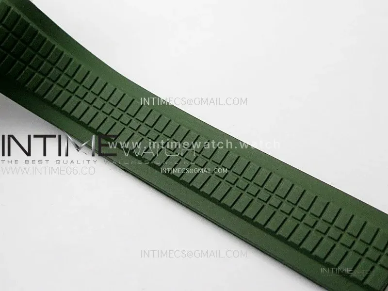 Aquanaut 5968G-010 Green Dial on Green Rubber Strap in Steel