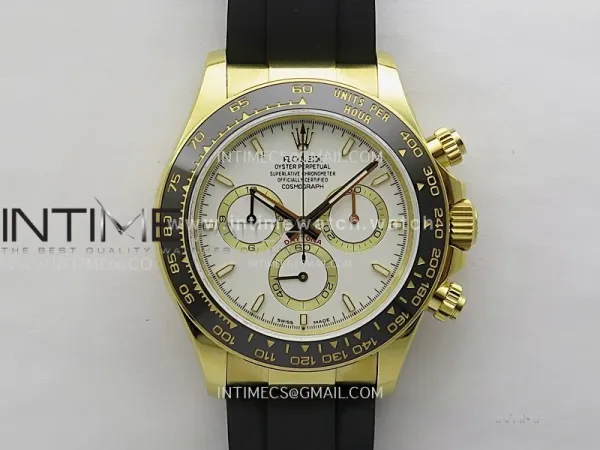 Daytona 126518 QF 1:1 Best Edition White Dial on Oysterflex Strap SH4131 V6（Gain Weight）