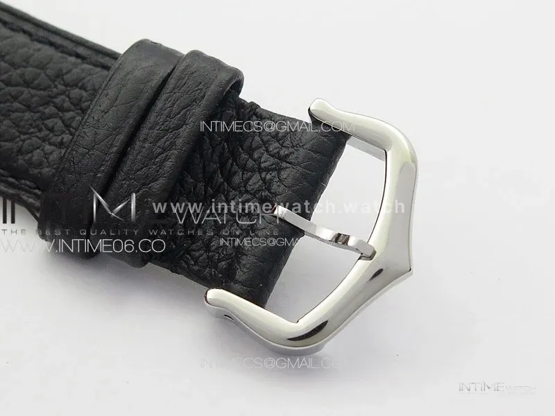 Tank Must Ladies 25mm SS K11F 1:1 Best Edition White Dial on Black Leather Strap Ronda Quartz