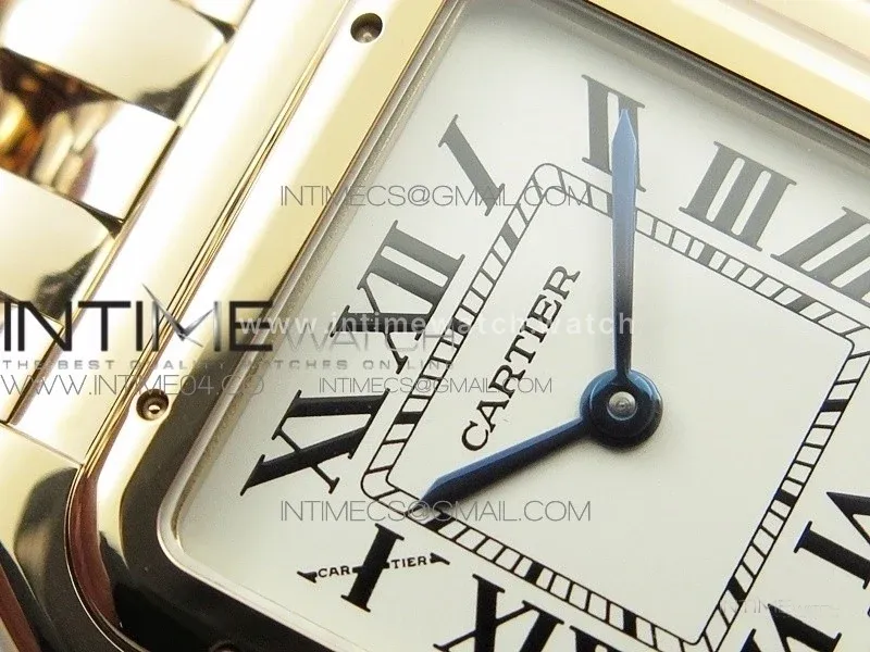 Panthère Secrete Ladies 27mm RG 8848F 1:1 Best Edition White Dial on RG Bracelet Ronda Quartz
