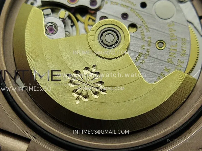 Nautilus 5711 Gain Weight DDF 1:1 Best Edition Gray Textured Dial On RG Bracelet Super Clone DD324