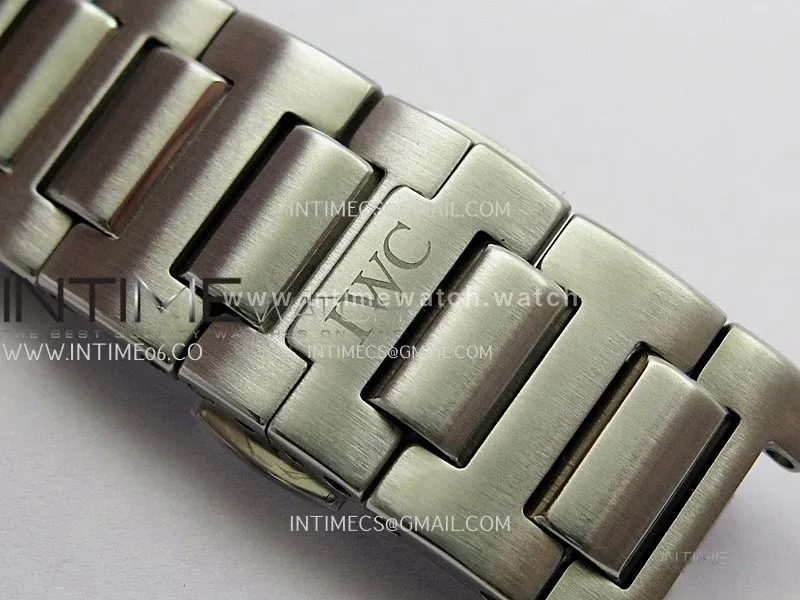 Ingenieur IW328908 SS GHF 1:1 Best Edition Green Grid Dial On SS Bracelet Miyota 9015