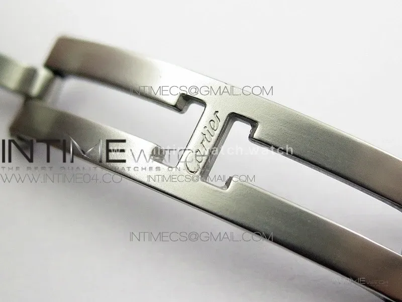Tank Francaise Ladies 25mm SS 8848F 1:1 Best Edition White Dial on SS Bracelet Ronda Quartz
