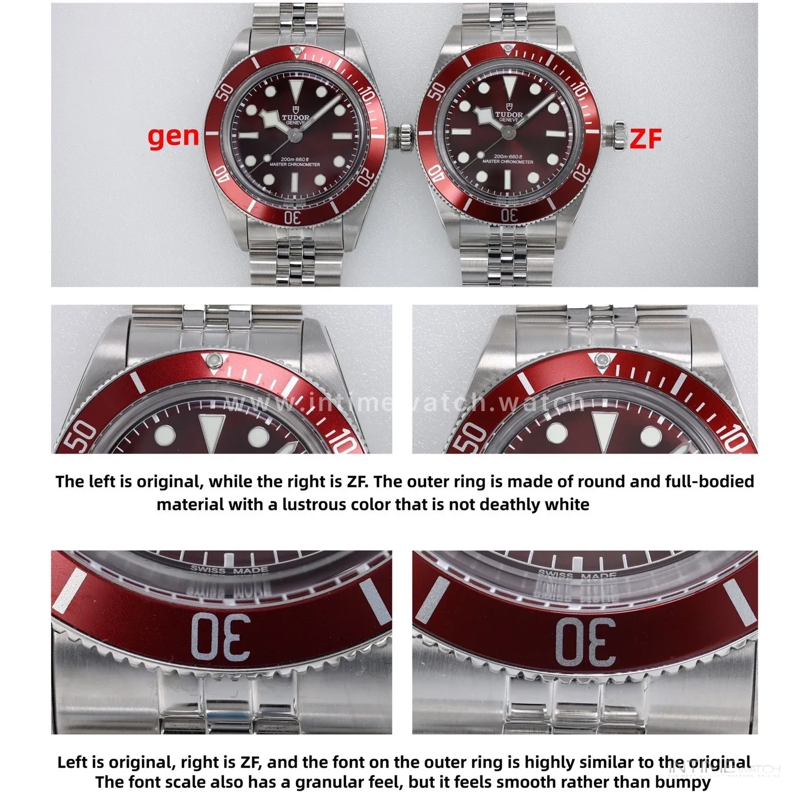 Heritage Black Bay M7939A1A0RU-0002 Burgundy Bezel 39mm SS ZF 1:1 Burgundy Dial On Vintage Charm Bracelet A2824