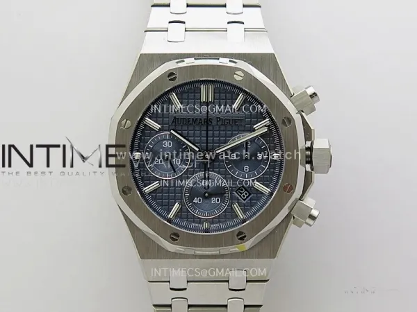 Royal Oak Chrono 26331ST SS IPF 1:1 Best Edition Dark Blue Dial on SS Bracelet A7750