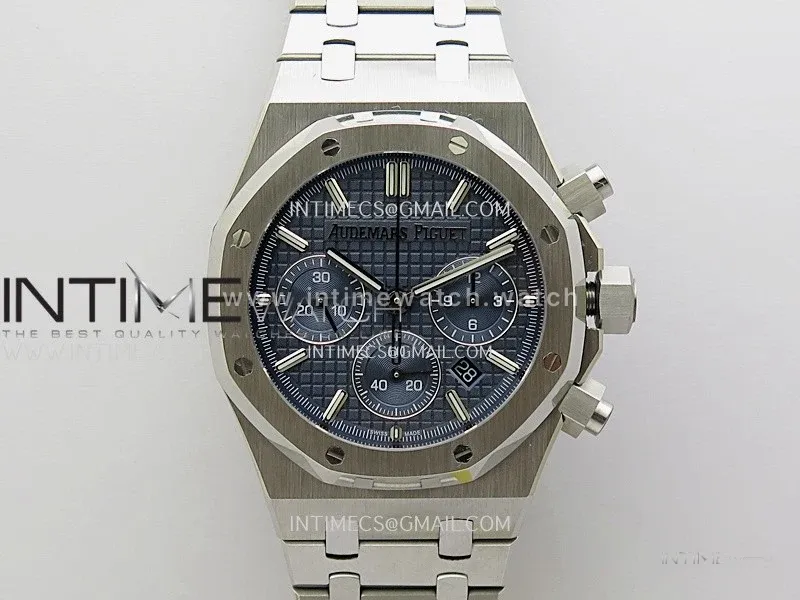 Royal Oak Chrono 26331ST SS IPF 1:1 Best Edition Dark Blue Dial on SS Bracelet A7750