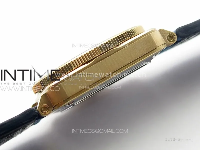 BR 03-92 Diver Bronze B12 1:1 Best Edition Blue Dial on Blue Leather Strap A2824 (Free Rubber Strap)
