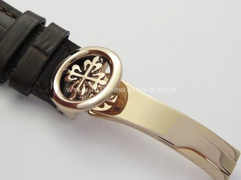 Annual Calendar Complications 5396 RG GRF Best Edition Black dial on Brown leather strap A324