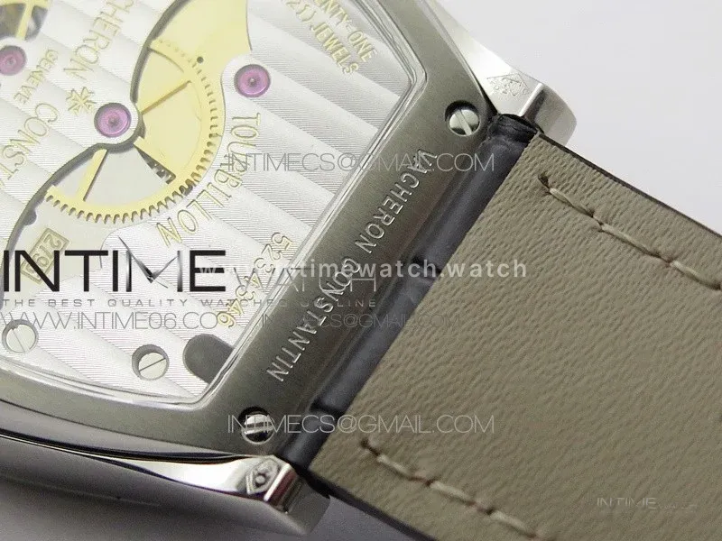 Malte Tourbillon SS VCR Best Edition Gray Dial on Black Croco Leather Strap