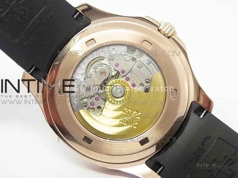 Aquanaut Jumbo BP Best Edition RG Brown Dial on Black Rubber Strap Miyota 9015 PP324CS