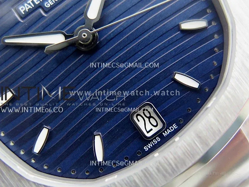 Nautilus 7118 Ladies SS DDF 1:1 Best Edition Blue Dial On SS Bracelet Super Clone DD324