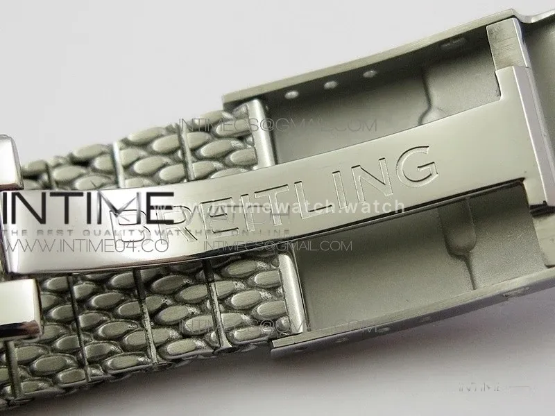 SuperOcean 42mm AB2010 SS GF 1:1 Best Edition Blue Dial Blue Ceramic Bezel on SS Bracelet A2824