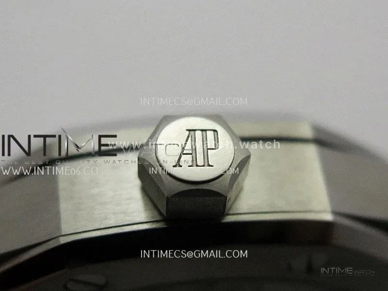 Royal Oak 41mm 15500 SS ZF Free Sprung V4 1:1 Best Edition Silver Textured Dial On SS Bracelet Super Clone A4302