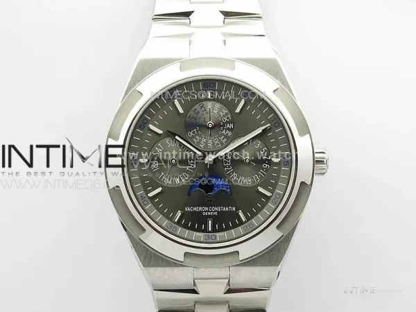 Overseas Perpetual Calendar SS 8F Best Edition Gray Dial on SS Bracelet A1120