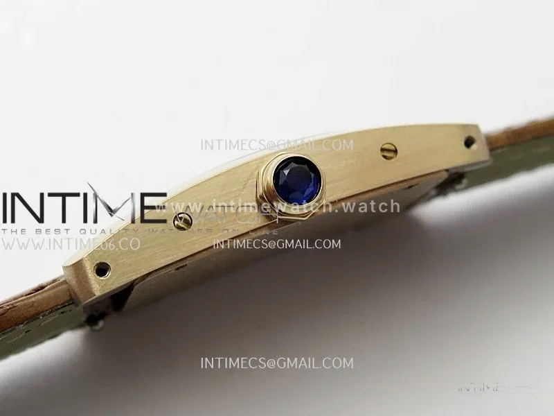 Tank WSTA0016 19mm RG Bezel 8848F Best Edition Silver Dial On Brown Leather Strap Ronda Quartz
