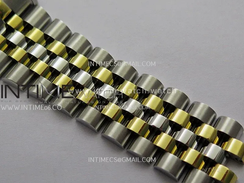 Black Bay 41mm SS/YG HTF 1:1 Best Edition Silver Dial Diamond Marker On SS/YG Jubilee Bracelet Asian 5601