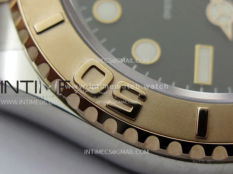 Yacht-Master 126621 904L/RG C+F 1:1 Best Edition Black Dial On 904L/RG Bracelet VR3235