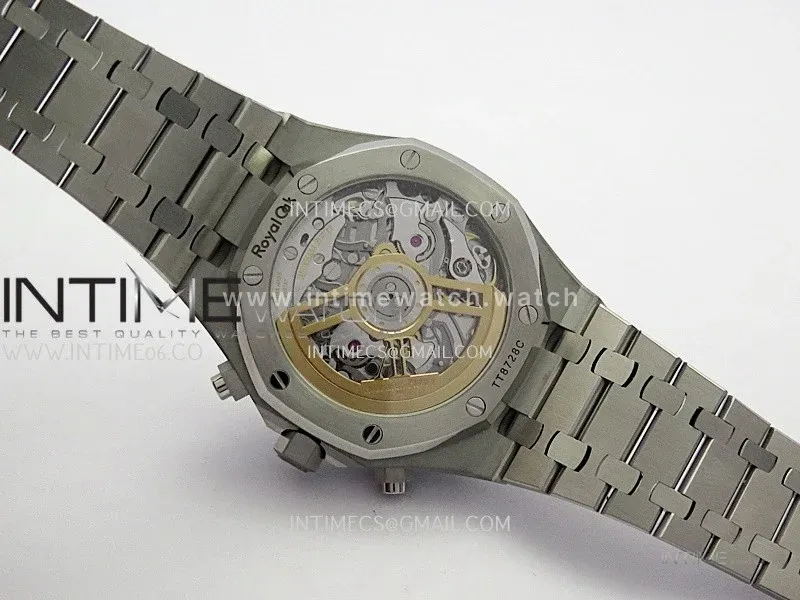 Royal Oak Chrono 26240 SS ZF 1:1 Best Edition Silver Dial On SS Bracelet Super Clone DD4401