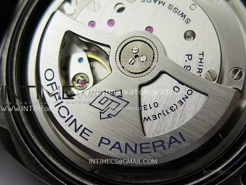 PAM1412 Z Satin-polished steel VSF 1:1 Best Edition Green Shaed Dial on Black Rubber Strap Asian P9010 super clone