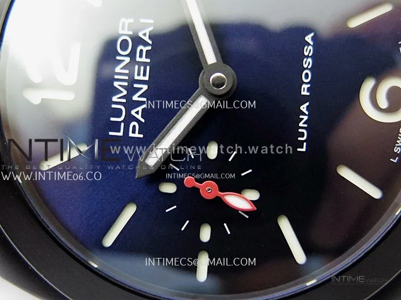 PAM1408 Luminor Quaranta Steel DLC Luna Rossa 40mm
