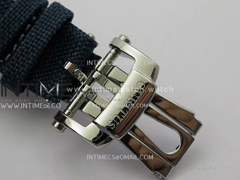 Cubitus 5822 SS HLF Best Edition Blue Dial On Blue Nylon Strap Super Clone Asian 240