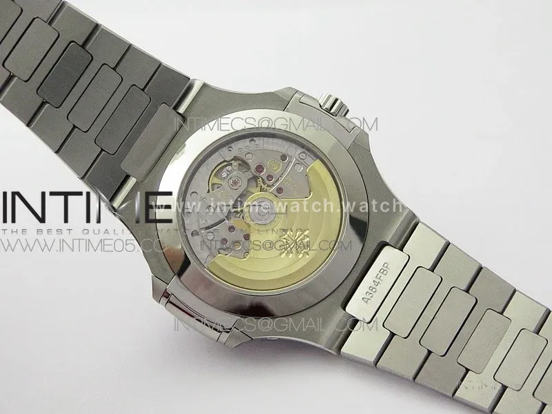 NAUTILUS 5726 SS GRF 1:1 BEST EDITION BLUE DIAL WORKING ANNUAL CALENDARON SS BRACELET A.324 V3