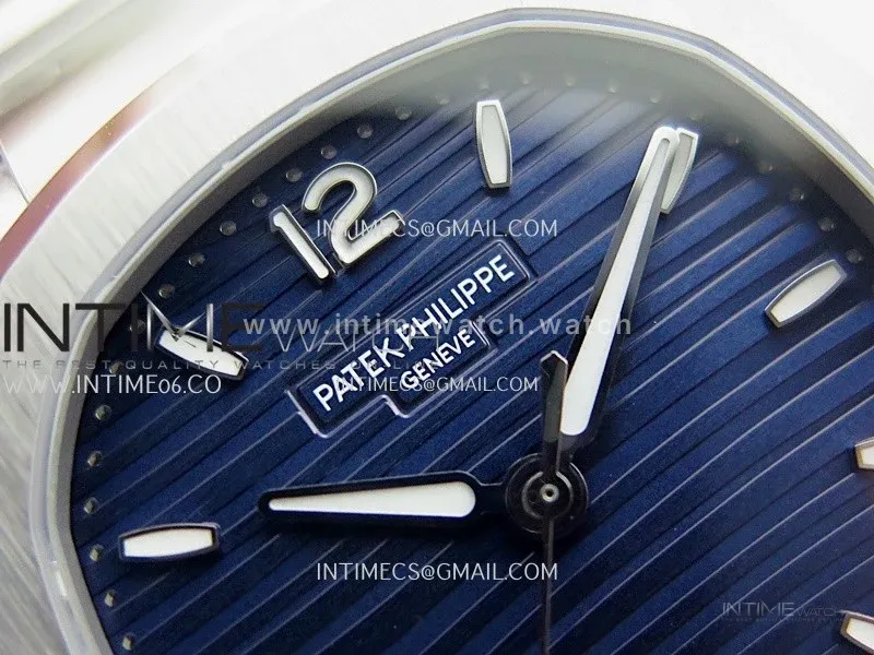 Nautilus 7118 Ladies SS DDF 1:1 Best Edition Blue Dial On SS Bracelet Super Clone DD324