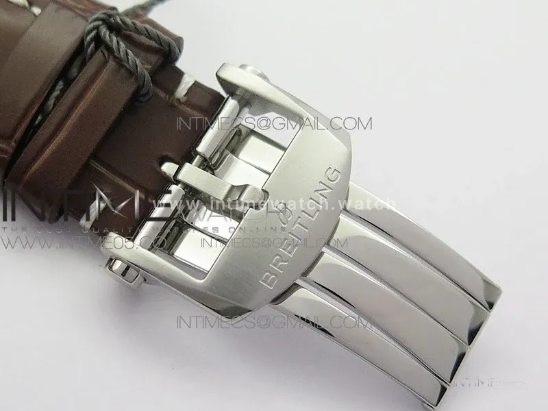 Premier B01 Chronograph 42 Blue Dial on Leather Strap Ref. A13315351C1X2